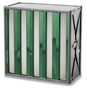Camfili Sofilair Green on efektiivne tahkete osakeste elimineerimise filter. Klaaskiudpaberist filtri materjal on ideaalne lõplikuks filtratsiooniks. Kombineerituna plastikust raamiga on filter täielikult tuhastatav.  